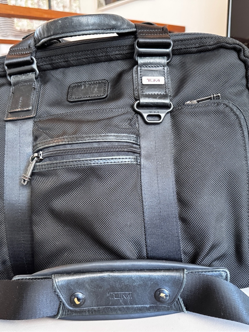 TUMI 22611DH ALPHA BRAVO MCNAIR SLIM BRIEFCASE BAG